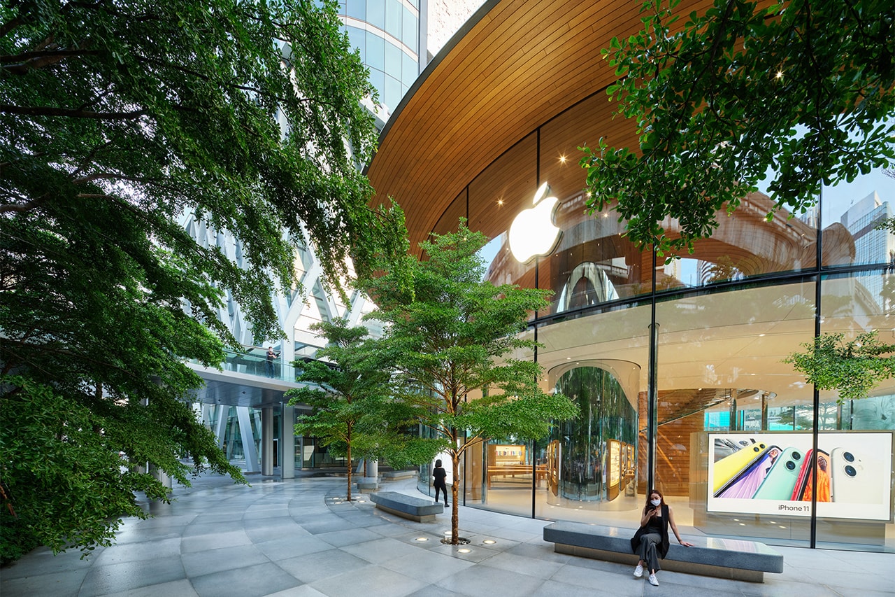 애플, 사과나무를 형상화한 새 방콕 매장 ‘애플 센트럴 월드’ 공개, 아이폰, 에어팟, 맥북, 애플 워치