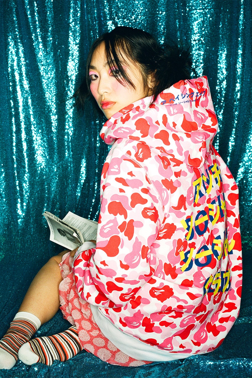 안티 소셜 소셜 클럽 x 베이프, 형형색색의 카무플라주로 뒤덮인 세 번째 컬렉션 협업 공개, 퍼스트 카모