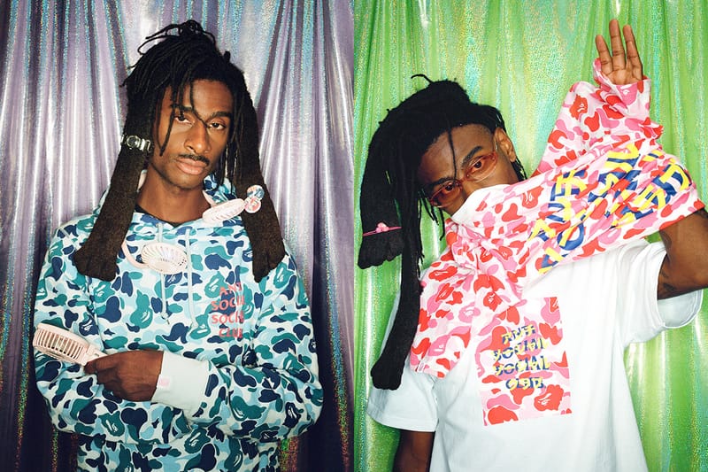 형형색색의 카무플라주로 뒤덮인, 안티 소셜 소셜 클럽 x 베이프 세 번째 협업 공개