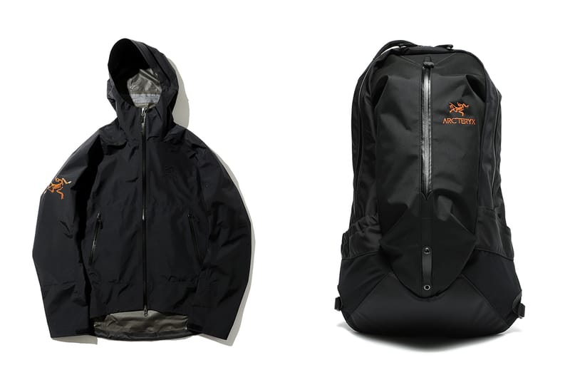 올블랙에 오렌지 포인트, 아크테릭스 x 빔스 협업 재킷 & 가방 출시 정보
