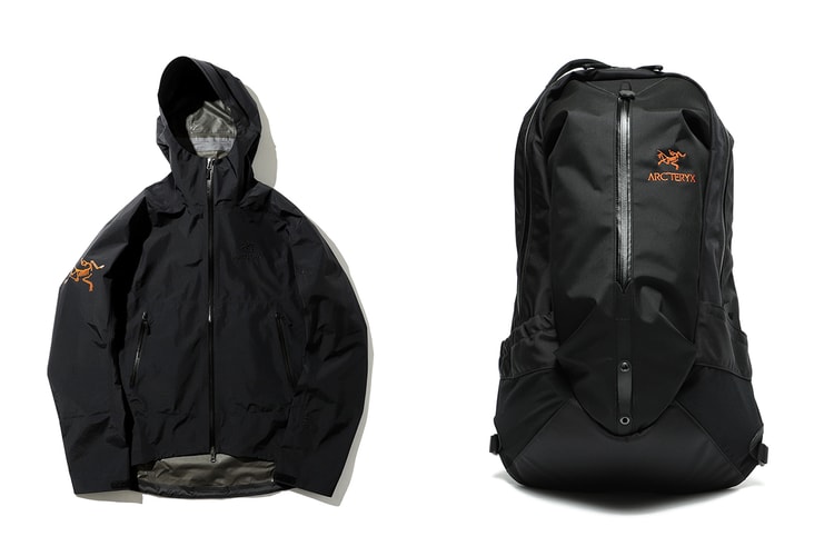 올블랙에 오렌지 포인트, 아크테릭스 x 빔스 협업 재킷 & 가방 출시 정보