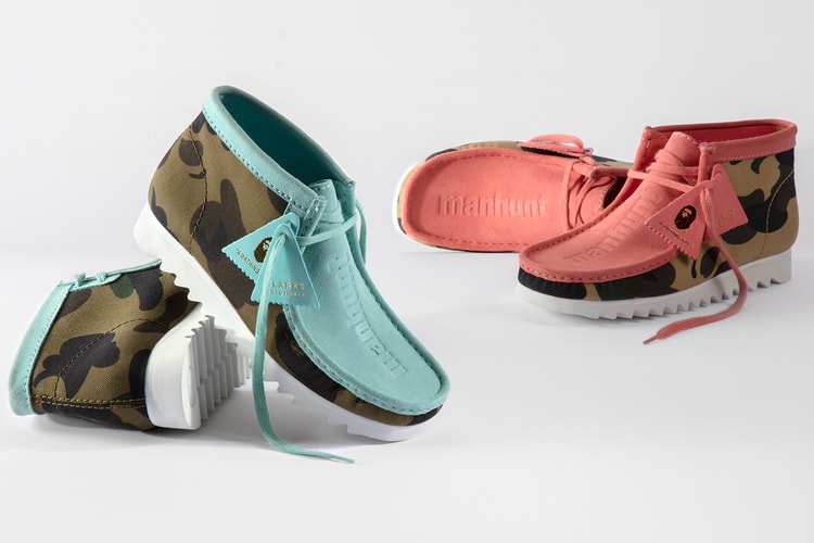 클락스 x 베이프 협업 왈라비 & 데저트 부츠 2종 출시 정보