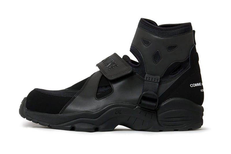 꼼 데 가르송 옴므 플러스와 나이키의 협업 에어 카니보어, 상세 사진 공개