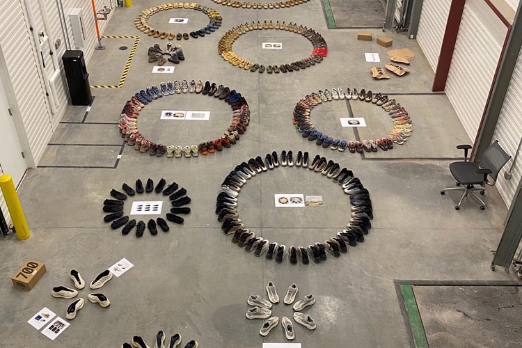 이지 부스트 700 포함, 칸예 웨스트가 제작 중인 제품 샘플을 다수 공개했다