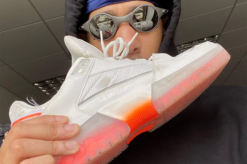 팔라스 소속 루시엔 클라크, 루이 비통 협업 스케이트화 화이트 공개