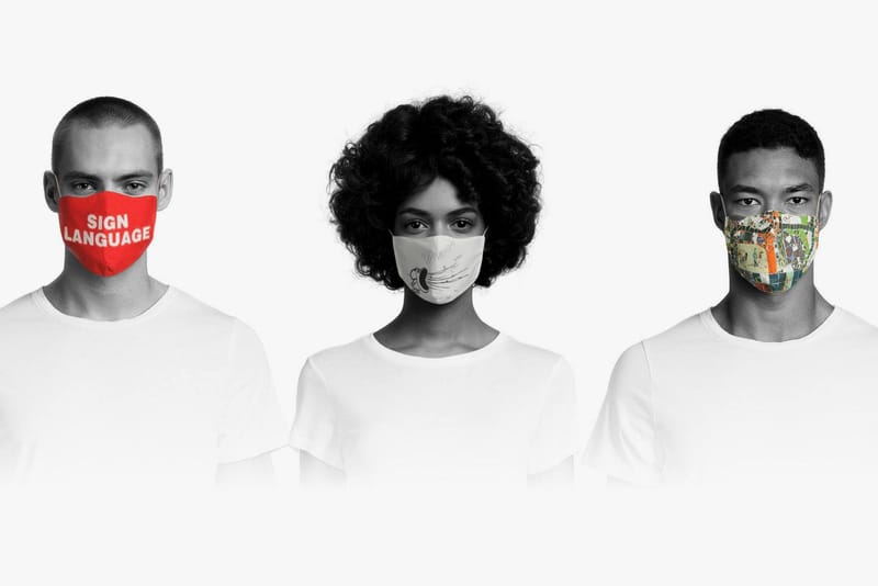 바바라 크루거, 레이몬드 페티본 등 6명의 아티스트가 참여한 마스크 컬렉션
