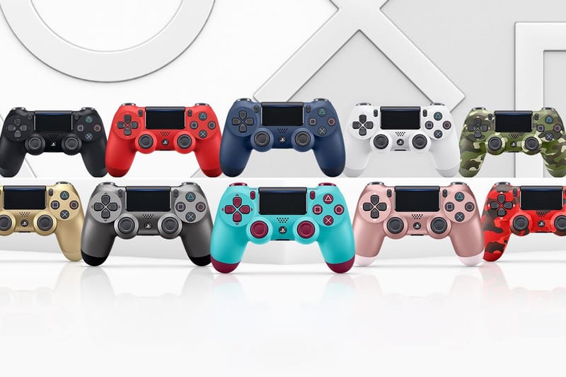 소니, 카무플라주, 로즈 골드 등 다양한 컬러로 칠한 듀얼쇼크4 출시