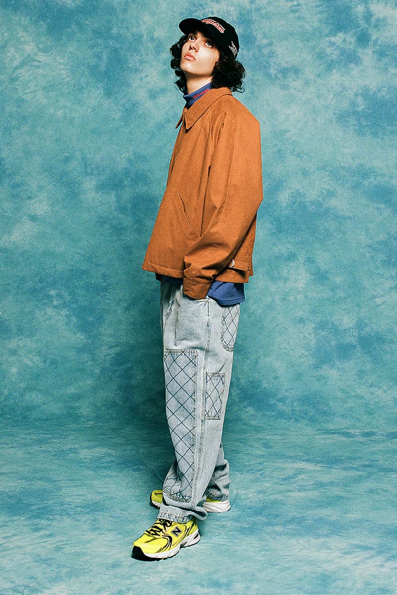길거리의 자유분방함이 담긴 예스아이씨의 2020년 가을, 겨울 컬렉션 룩북, 봄버 재킷, 야잠, 데님 팬츠, 빈티지