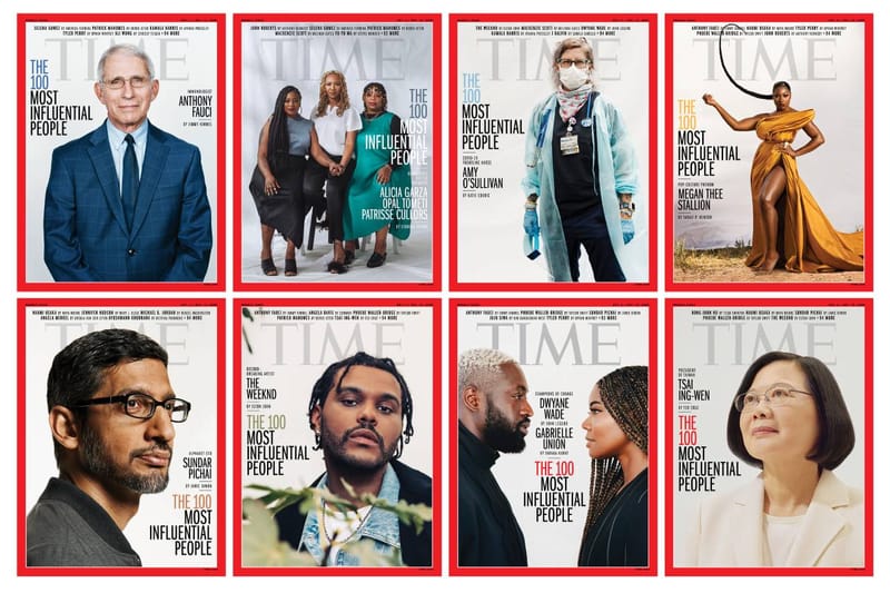 미국 '타임'지, 2020년 세계에서 가장 영향력 있는 100인 선정