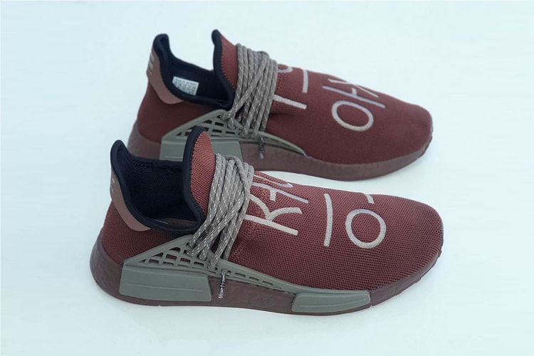 한글로 커다랗게 쓰인 ‘인종’, 새로운 퍼렐 윌리엄스 x 아디다스 NMD 휴 유출