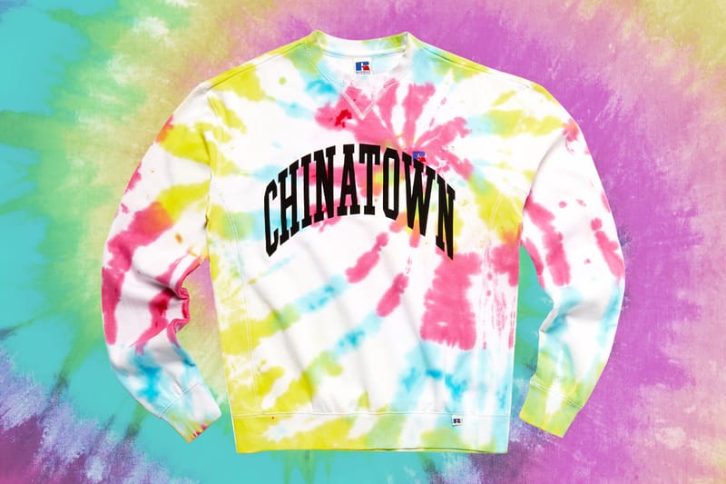 차이나타운 마켓 x 러셀 애슬레틱, 타이다이 기법으로 완성한 캡슐 컬렉션 공개