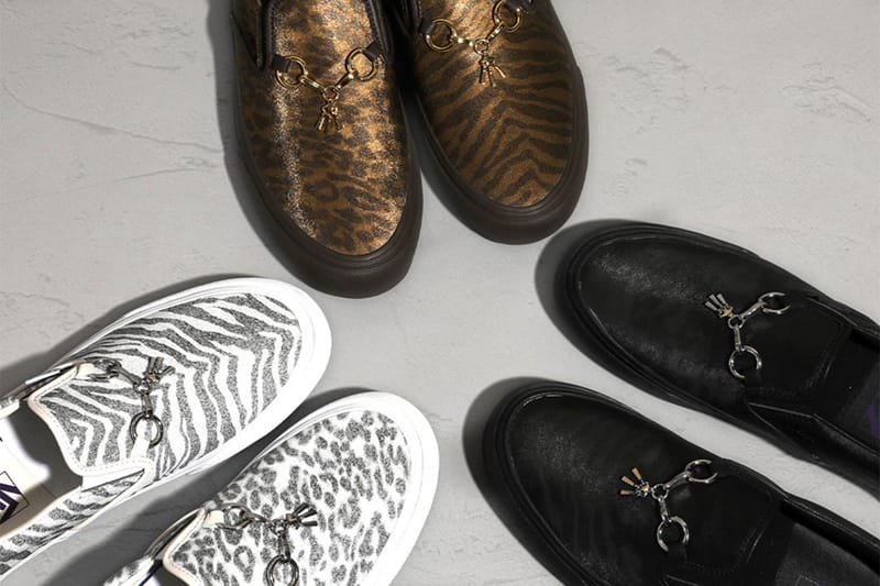 지브라와 레오퍼드를 각각, 니들스와 볼트 바이 반스의 협업 슬립온