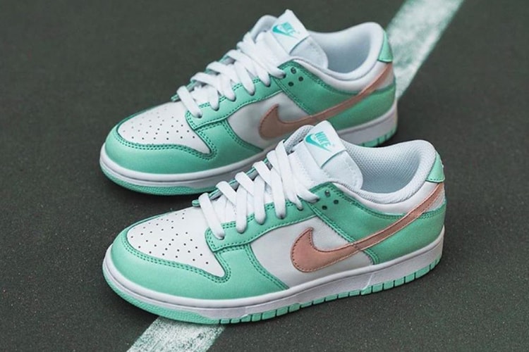 '민트맛' 덩크? 나이키 덩크 로우 '민트/크림슨 틴트' 실물 사진 공개