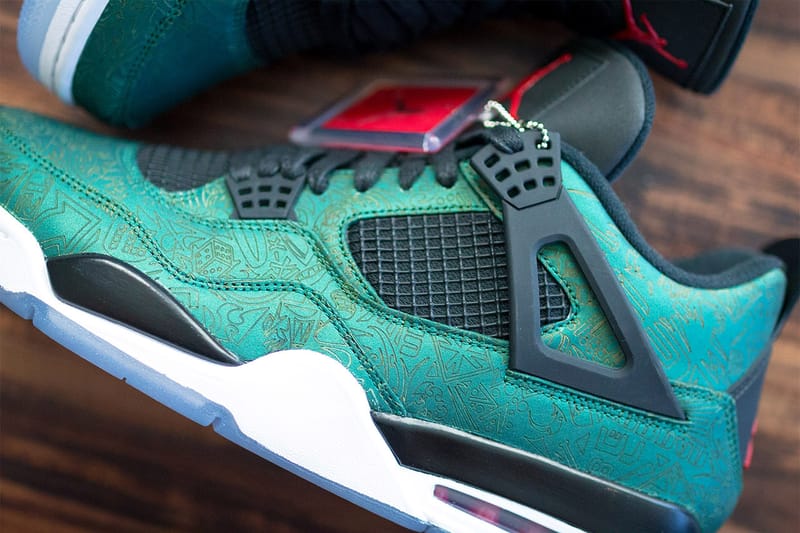 전 세계 68켤레 한정으로 제작된 에어 조던 4 ‘그린 레이저’의 실물은?