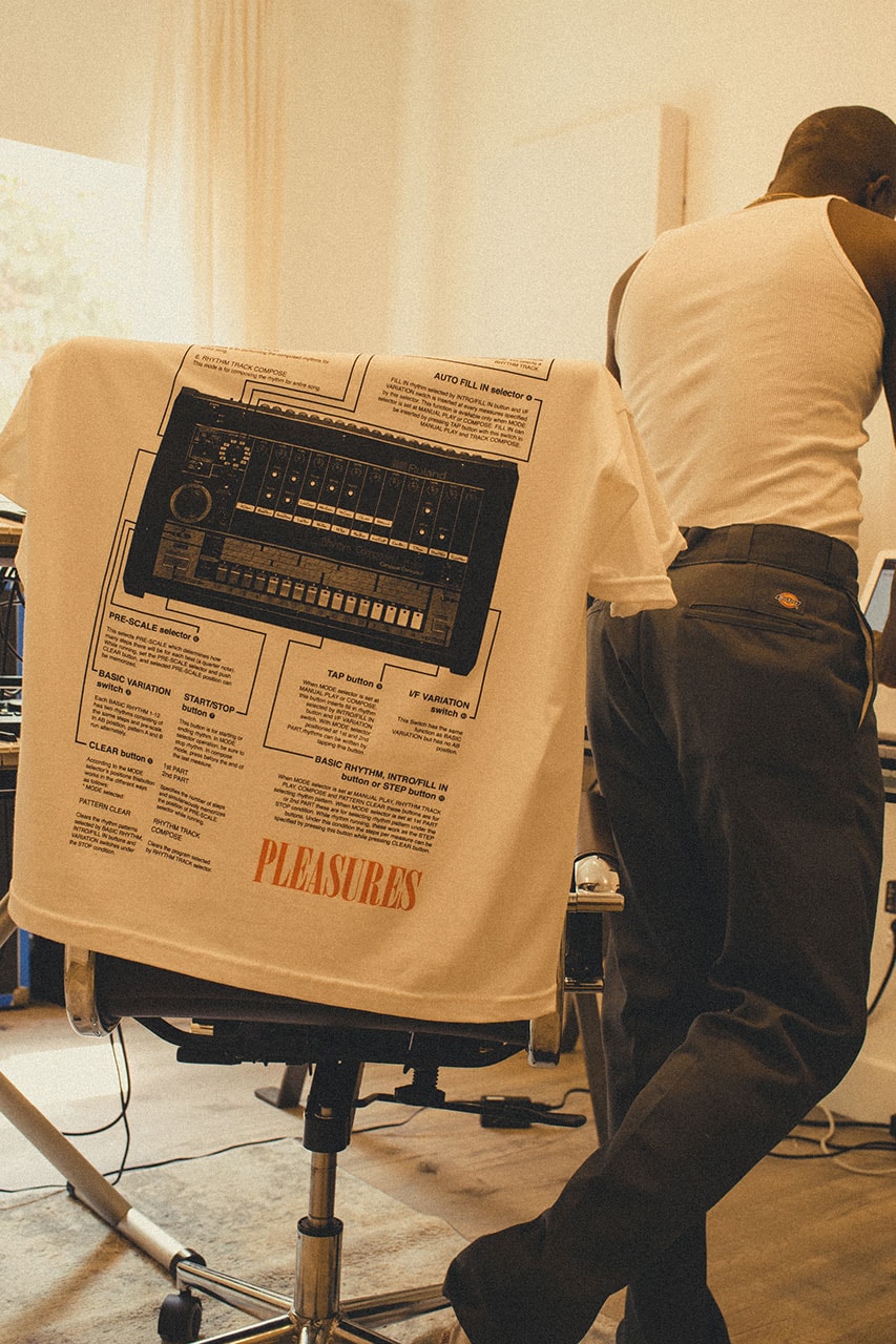 플레져스, 롤랜드 TR-808 출시 40주년 기념하기 위한 의류 캡슐 컬렉션 출시, 리듬 머신