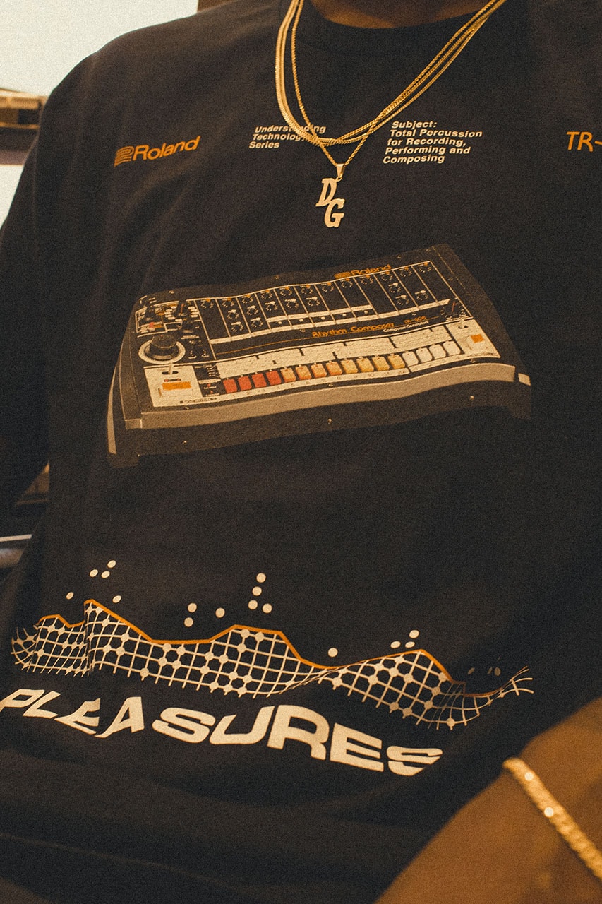 플레져스, 롤랜드 TR-808 출시 40주년 기념하기 위한 의류 캡슐 컬렉션 출시, 리듬 머신