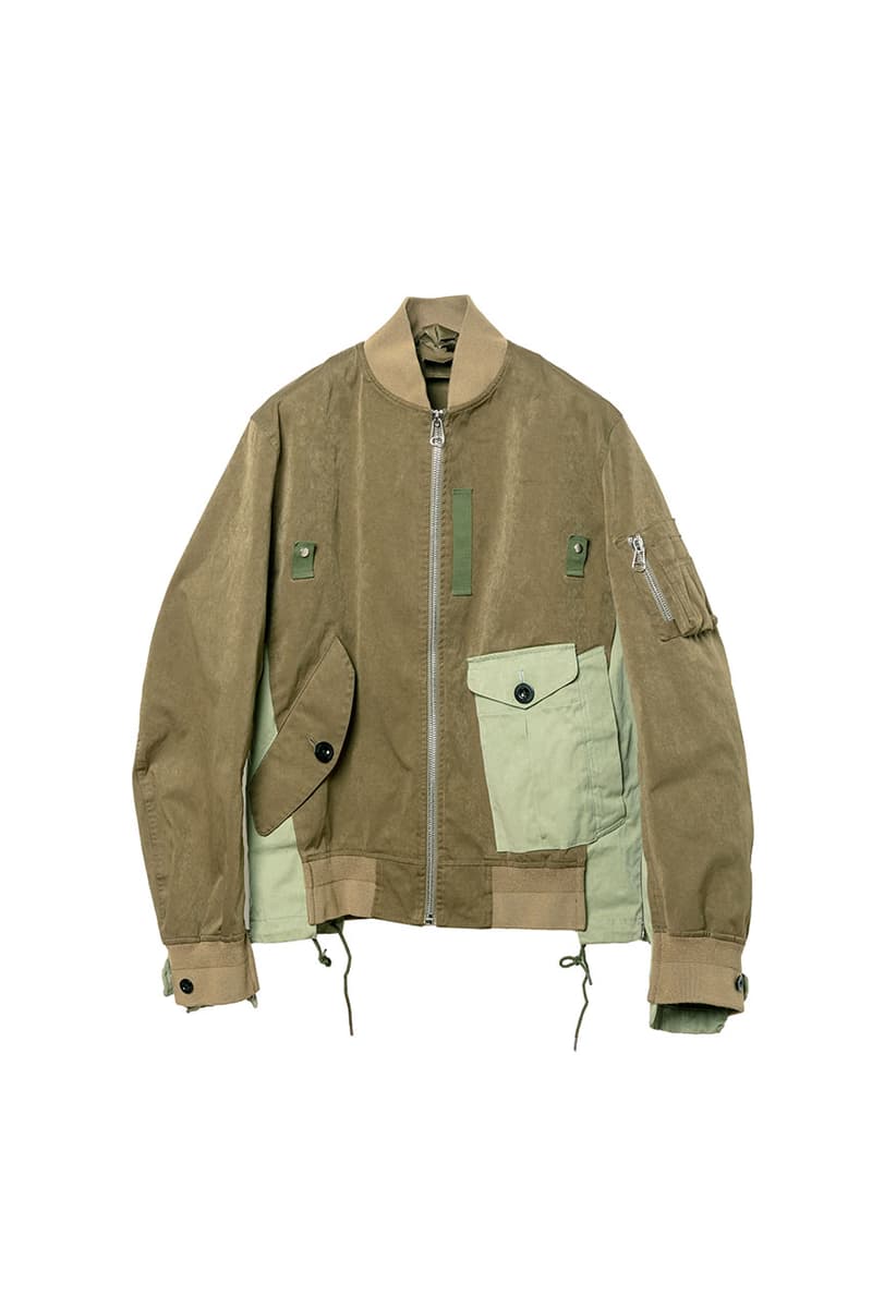 사카이 x 텐씨, 스포츠웨어와 밀리터리 빈티지를 버무린 2020 가을, 겨울 협업 아우터 컬렉션, 롱 파카, 다운 재킷, 아베 치토세