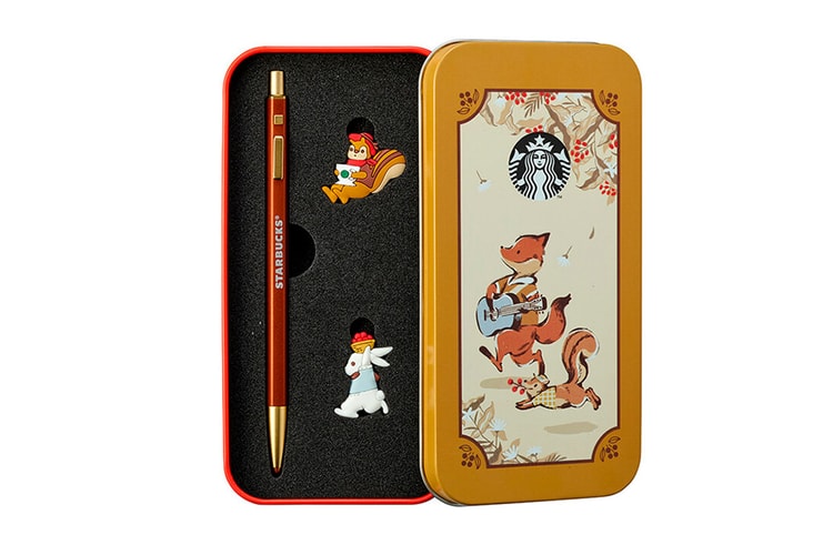 스타벅스 x 모나미, 토끼와 다람쥐 애니멀 피규어 펜 세트 출시