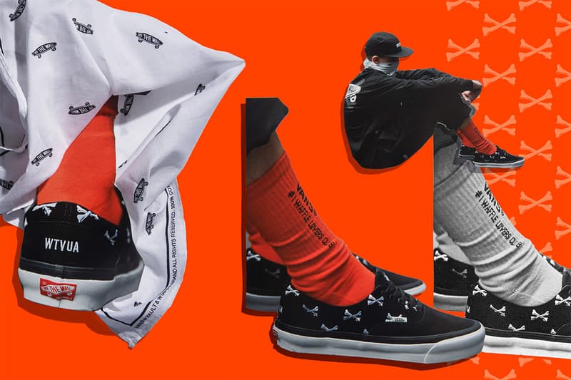 볼트 바이 반스 x 더블탭스 협업 에라 & 스케이트 하이 및 의류 두 번째 드롭, wtaps, vault, sk8 hi, 본, bones