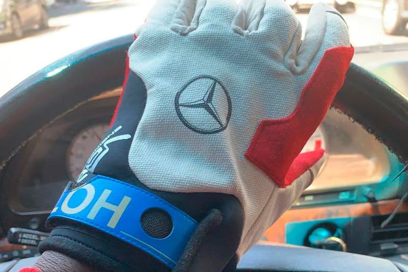 에이셉 네스트가 공개한, 버질 아블로 x 메르세데스-벤츠 협업 '레이싱 글러브'