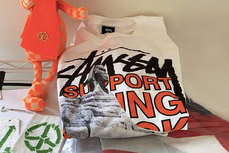 버질 아블로, 오프 화이트 x 스투시 첫 협업 티셔츠 깜짝 예고