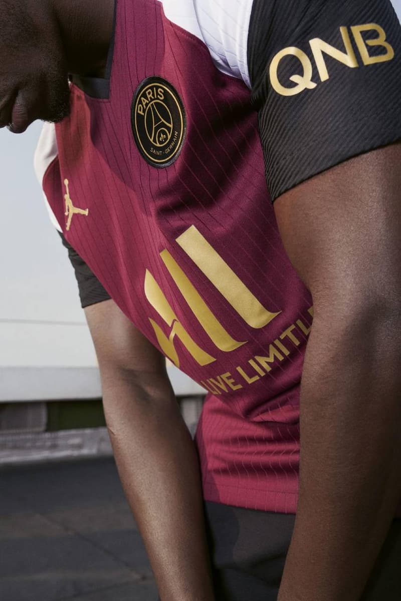 파리 생제르맹 FC x 조던 브랜드 의류 컬렉션 공식 발매 정보, PSG 써드킷 유니폼, 에어 조던 4, 킬리안 음바페