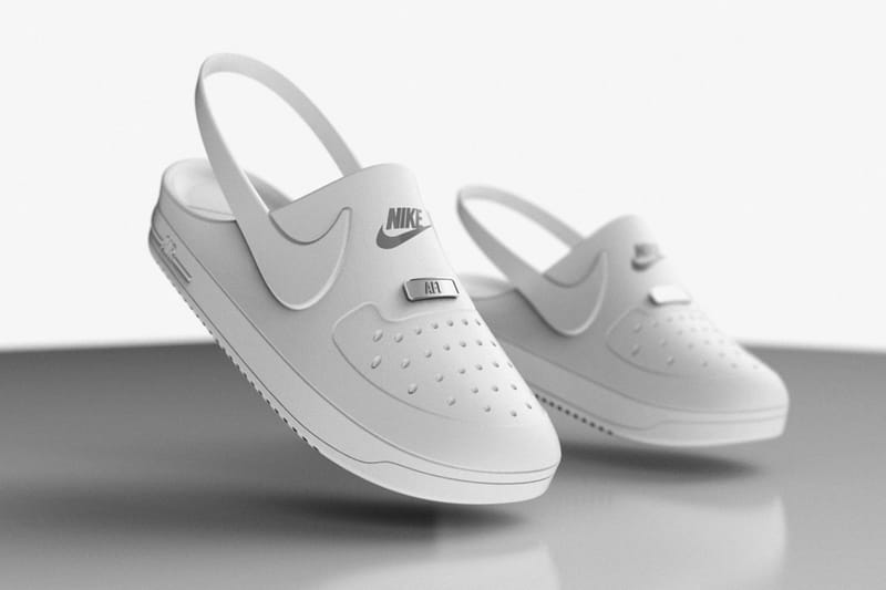 크록스와 나이키가 협업 '에어 포스 1 클로그'를 만든다면?