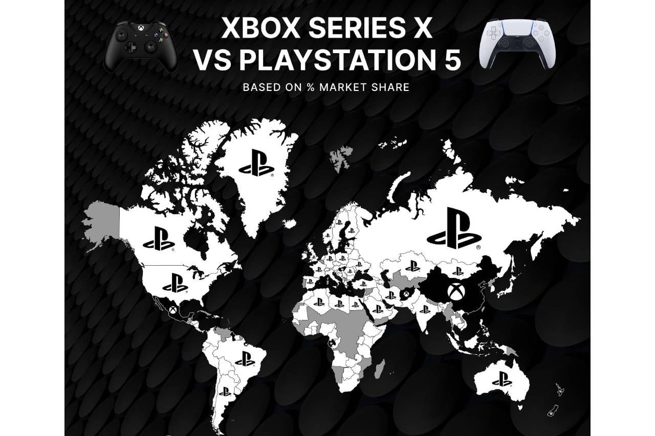 ‘플레이스테이션 5’ vs ‘엑스박스 시리즈 X’, 각 국가별 선호도는 어디가 높을까?, 소니, 마이크로소프트, 콘솔 게임기