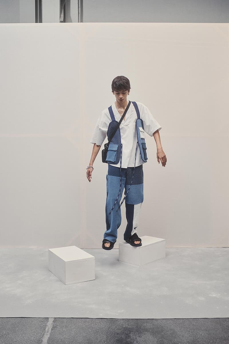 전통 소재의 재발견, 앰부시 2021년 봄, 여름 컬렉션 룩북, 윤 안, 버벌, 기모노, 일본 전통 의상