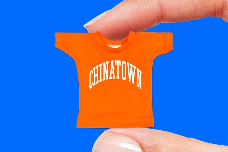 차이나타운 마켓, 14cm x 19cm 크기의 ‘초소형 티셔츠’ 출시