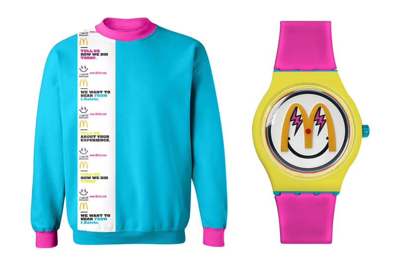 ‘영수증’과 '아이스크림' 옷? 제이 발빈 x 맥도날드 협업 머천다이즈 컬렉션