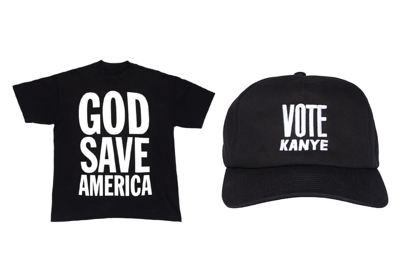 칸예 웨스트, 미국 대선 캠페인 'Support Kanye for President' 머천다이즈 출시