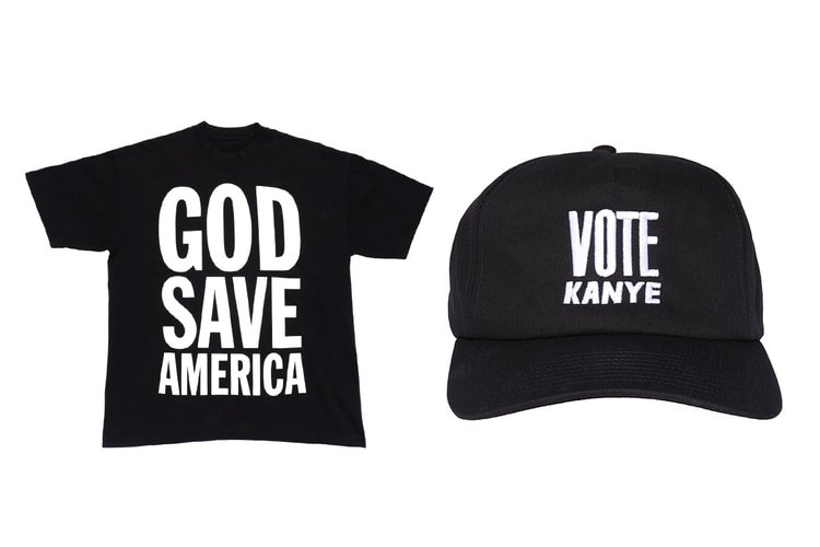 칸예 웨스트, 미국 대선 캠페인 'Support Kanye for President' 머천다이즈 출시