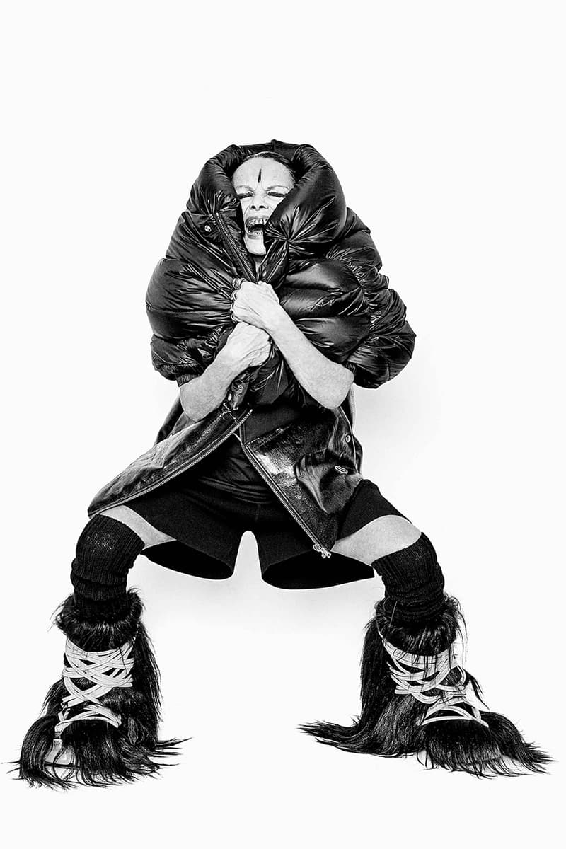 릭 오웬스 x 몽클레르 협업 컬렉션 'MONCLER X RICK OWENS' 룩북 및 출시 정보, 몽클레어 지니어스, 미셸 라미, 패딩, 레깅스