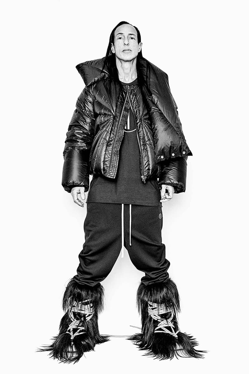 릭 오웬스 x 몽클레르 협업 컬렉션 'MONCLER X RICK OWENS' 룩북 및 출시 정보, 몽클레어 지니어스, 미셸 라미, 패딩, 레깅스