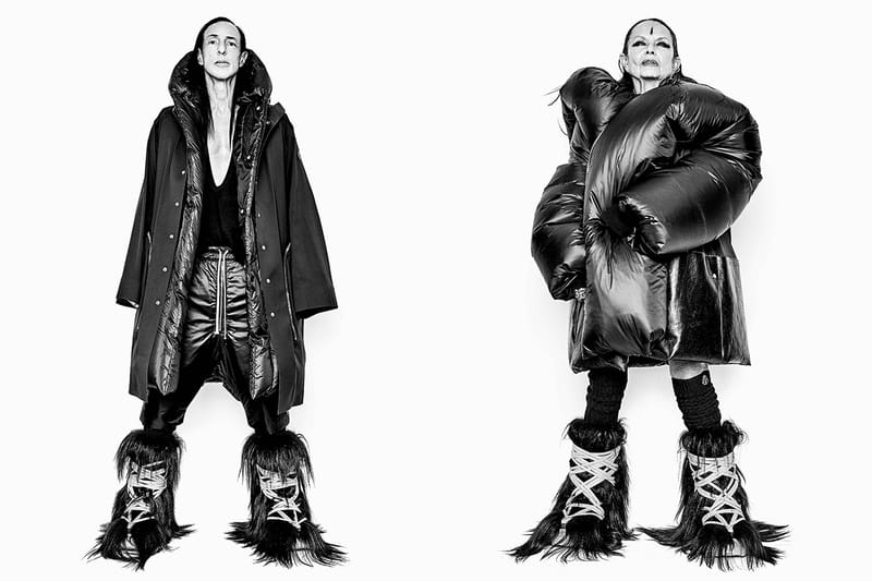 릭 오웬스 x 몽클레르 협업 컬렉션 'MONCLER X RICK OWENS' 룩북 및 출시 정보