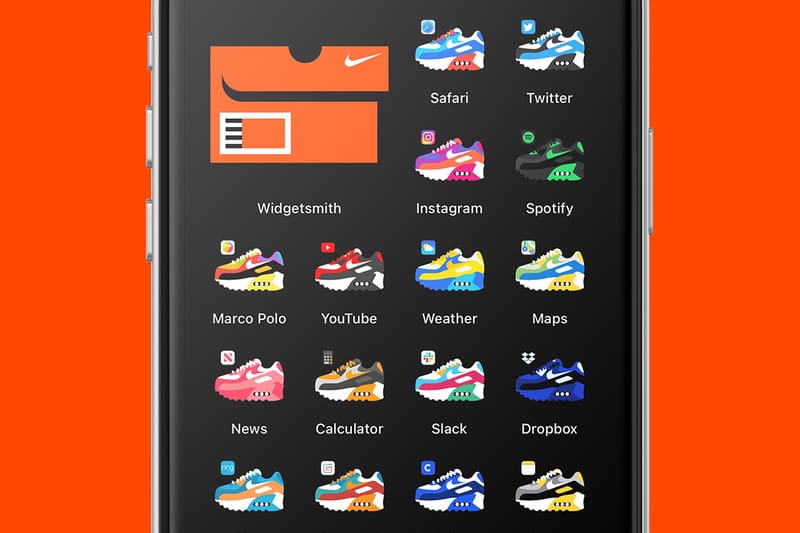 인스타그램 맥스? iOS 14 전용 ‘에어 맥스 90 아이콘 팩’ 출시