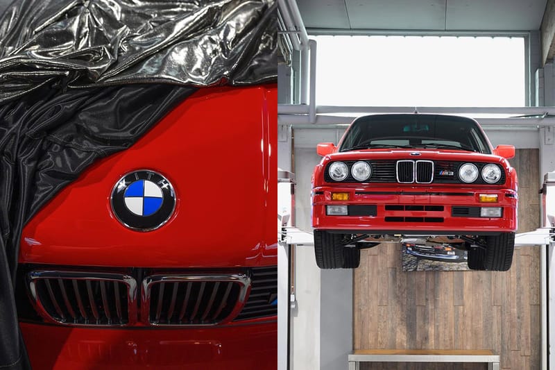 로니 피그가 키스 x BMW 협업 E30 M3의 실물을 공개했다