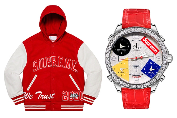 슈프림, 제이콥 앤 코 협업 포함한 2020 FW 컬렉션 아홉 번째 드롭 공개