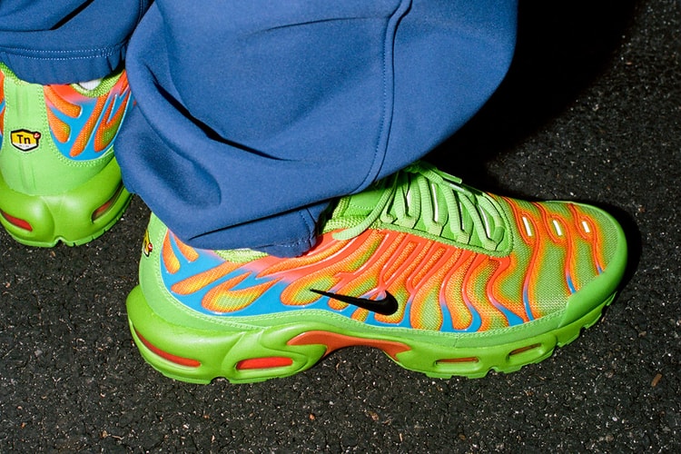 슈프림과 나이키의 협업 에어 맥스 플러스 3종, 발매 정보 공개