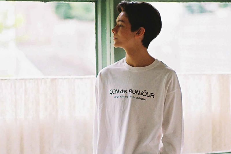 곤니치와봉쥬르, ‘꼼 데 가르송’ 패러디 담은 2020 FW 컬렉션 룩북 공개