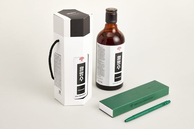 동화약품 '활명수'와 모나미가 협업한 153 볼펜 사진 및 출시 정보