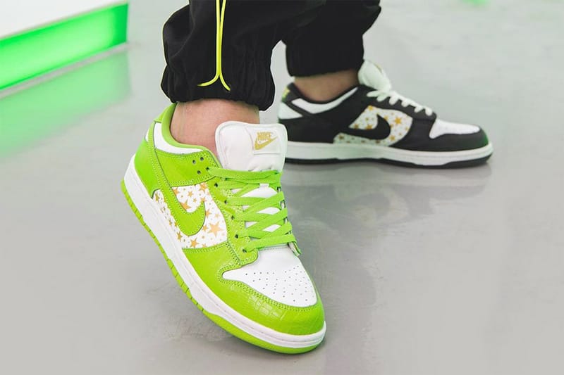 슈프림과 나이키 SB의 협업 덩크, 실제로 착용하면 이런 느낌