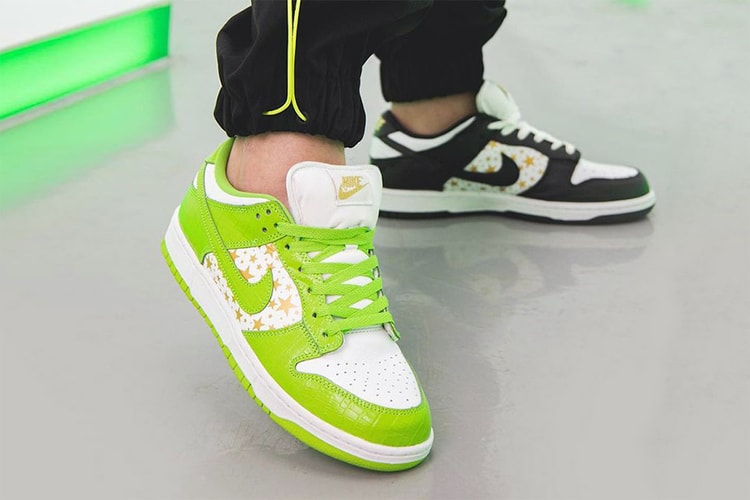 슈프림과 나이키 SB의 협업 덩크, 실제로 착용하면 이런 느낌