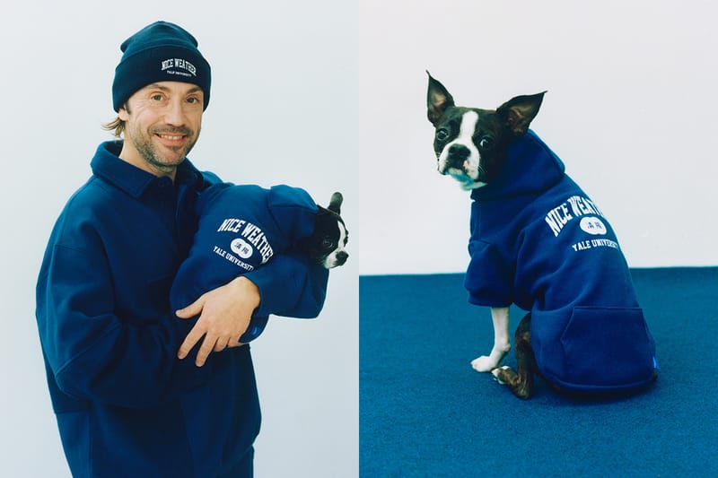 반려견 후디부터 새해 달력까지, 나이스웨더 x 예일 협업 컬렉션 출시