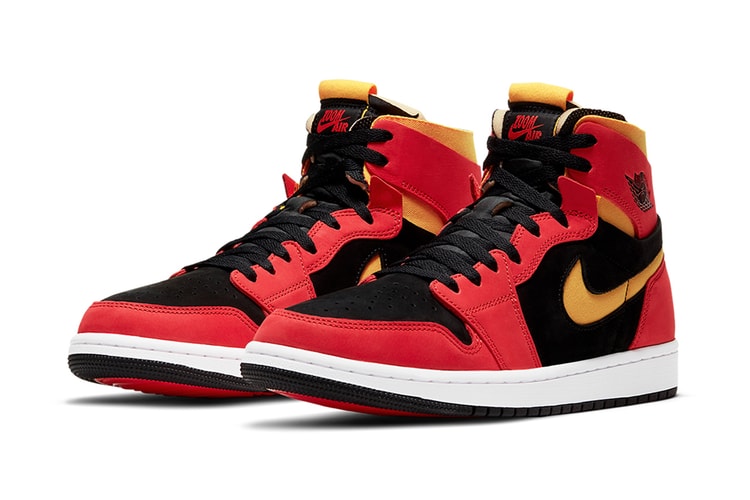 시선 끄는 '매운맛'? 나이키 에어 조던 1 하이 줌 컴포트 ‘칠리 레드’ 상세 사진
