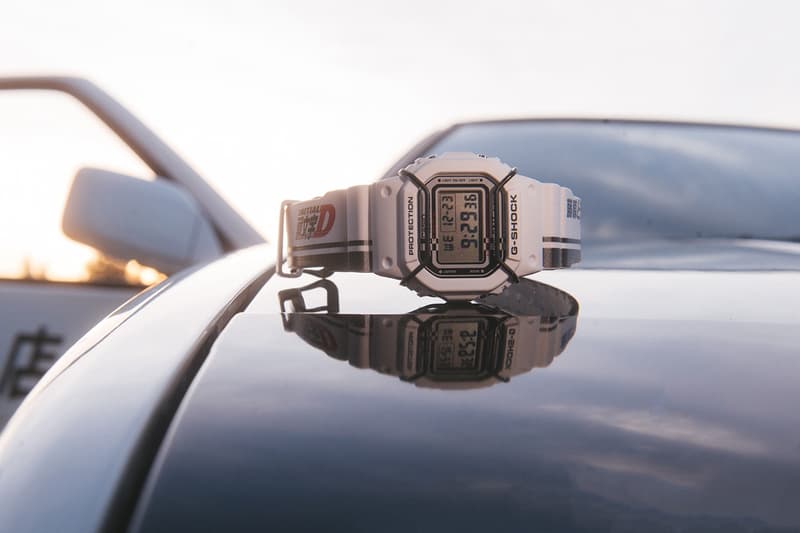 베이트 x 지샥 x '이니셜 D' DW-5600 출시, 후지와라 타쿠미, 후지와라 두부점, 토요타 스프린터 트루노 APEX AE86