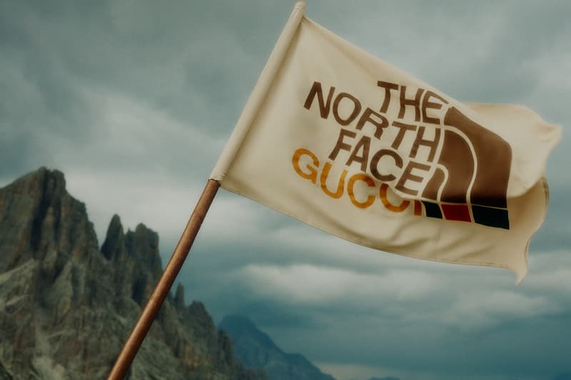 럭셔리와 아웃도어의 만남, 구찌 x 노스페이서 컬렉션 룩북 공개, 노페 패딩, 재킷, 봄버, 구찌 스니커, 지속가능한 패션, 재활용 소재, 에코닐