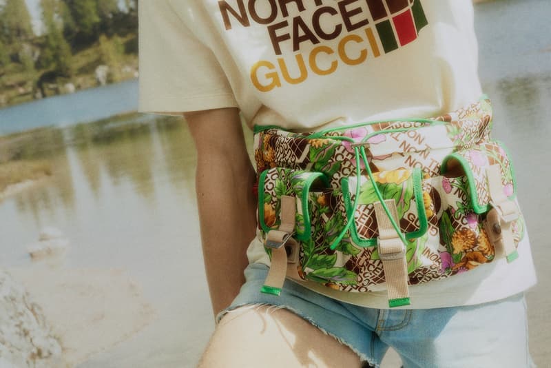 럭셔리와 아웃도어의 만남, 구찌 x 노스페이서 컬렉션 룩북 공개, 노페 패딩, 재킷, 봄버, 구찌 스니커, 지속가능한 패션, 재활용 소재, 에코닐