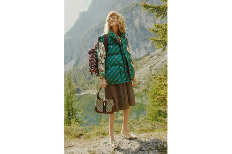 럭셔리와 아웃도어의 만남, 구찌 x 노스페이서 컬렉션 룩북 공개, 노페 패딩, 재킷, 봄버, 구찌 스니커, 지속가능한 패션, 재활용 소재, 에코닐